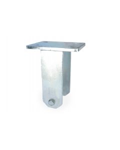 Rigid Caster Fork for 10" x 3-1/2" Wheel with 4" x 4-1/2" Plate 