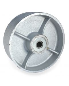 8" x 3" Gray Cast Iron Wheel Hub 1" Bore ID