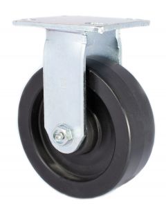 5" Heavy Duty Rigid Caster w/ Polyolefin Wheel 