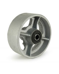 5" Gray Cast Iron Steel Wheel Centered Hub & 3/4" Bore ID