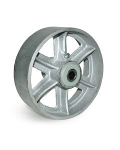 8" Gray Cast Iron Steel Wheel Centered Hub & 3/4" Bore ID & 1/2" ID Spanner