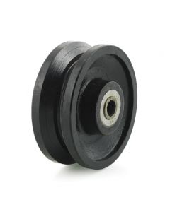 Replacement wheels Set of 4-4" 100x30mm Polyamide Wheels Plain Bore 